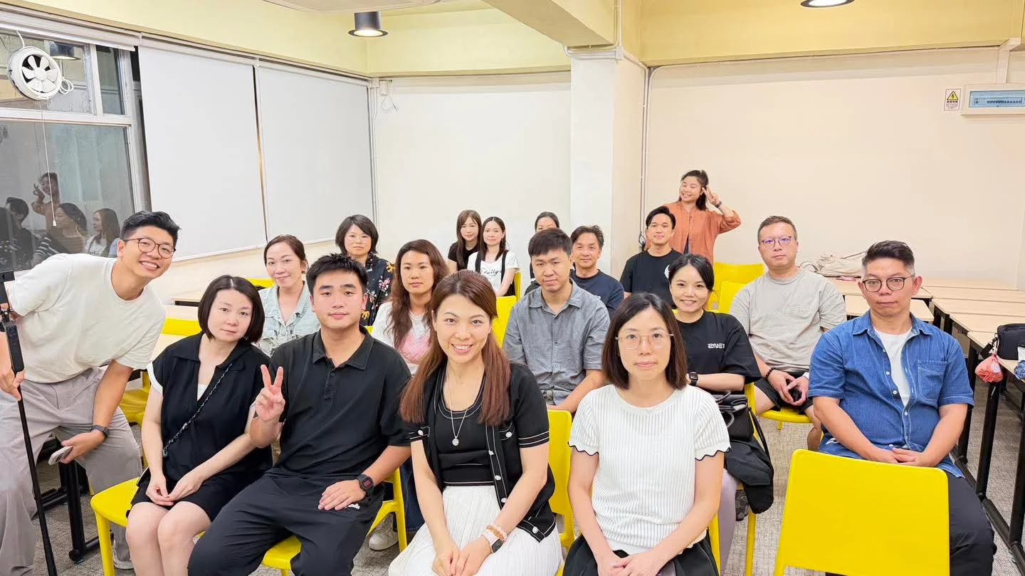 本領小聚活動現場：學員大合照